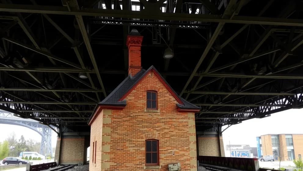 Huset under bron en känd byggnad i Sverige