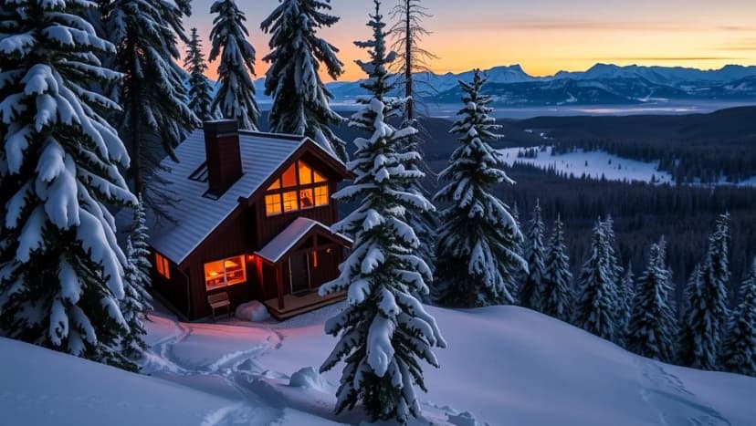 Hyra stuga Branäs för din nästa vinterpromenad