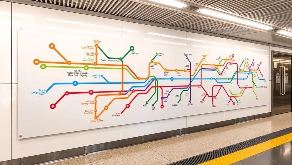 Nya tunnelbanan karta är här nu